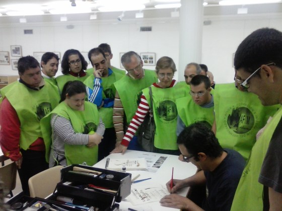 ¡Qué letras más bonitas hace Rubén!