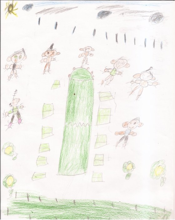 A pesar de las nubes, el viento y la lluvia, María sigue pintando de color su otoño