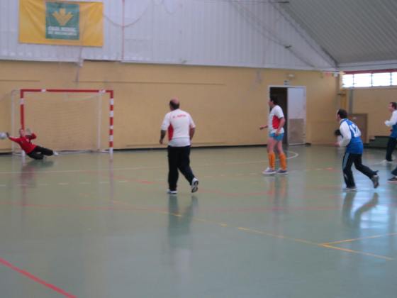 El portero en acción