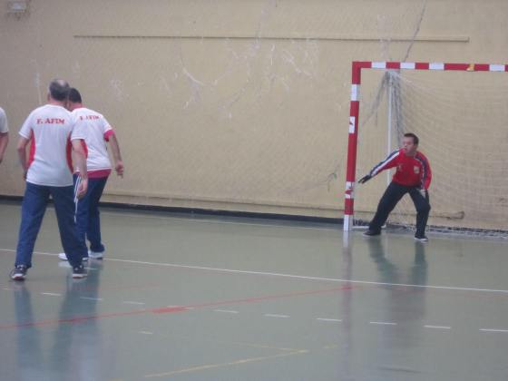 Gorka defendiendo la portería