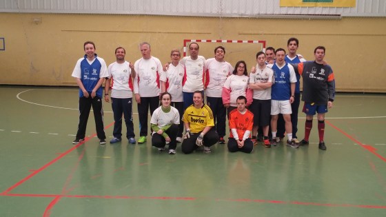 Jugadores de AFIM y de INSOLAMIS