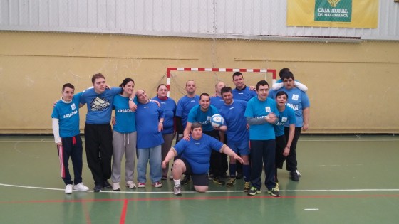 Los jugadores de ASPAR y los de ARIADNA