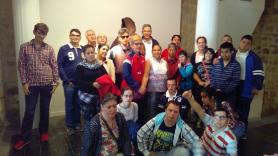 Foto de grupo con Francisco. Gracias por acompañarnos, Paco :D